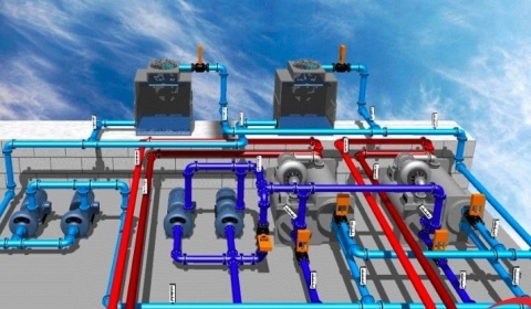 Tại sao phải tẩy rửa hệ thống tháp giải nhiệt, chiller và đường ống trước khi đưa vào hoạt động?